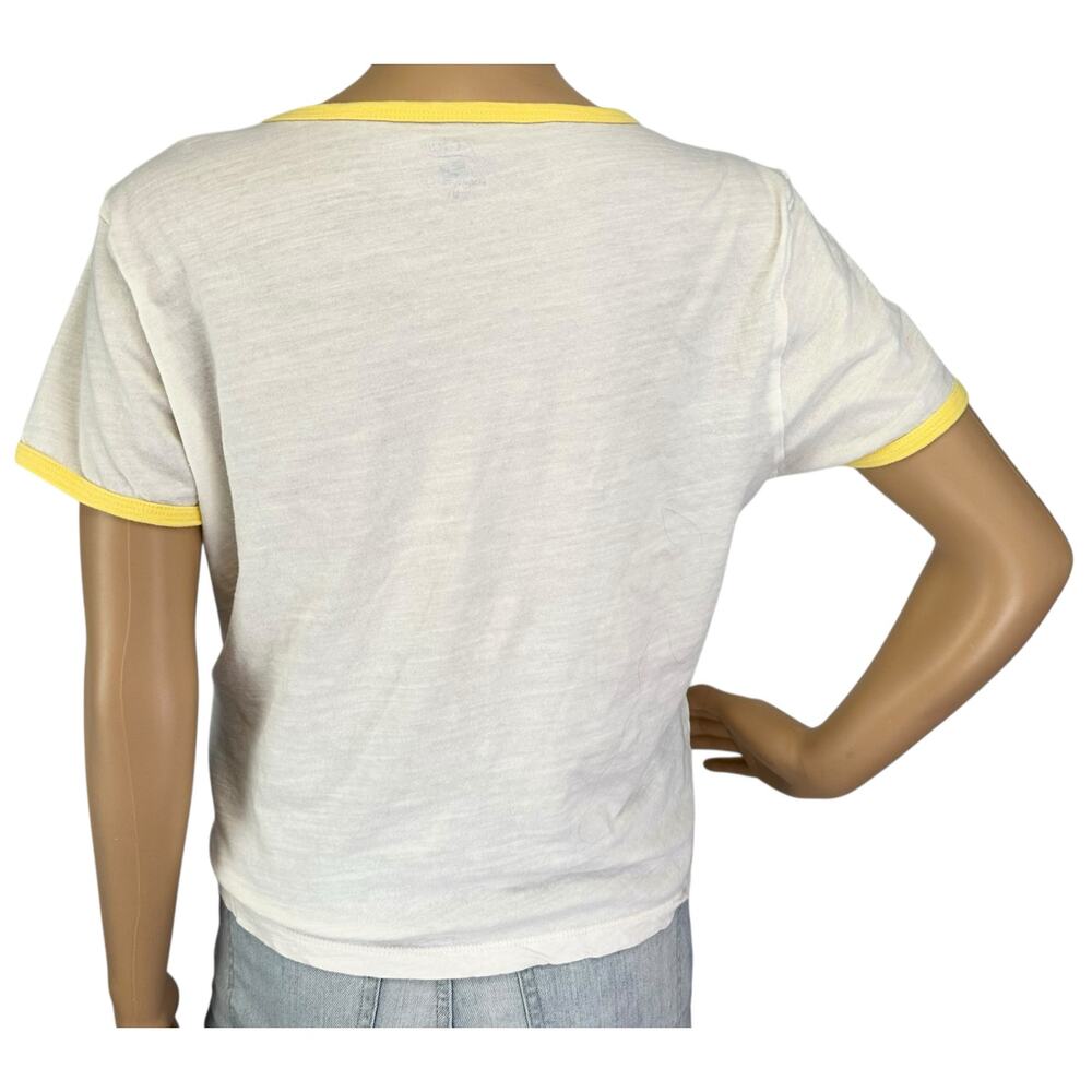 2/$30 J. Crew All Of The Vibes Retro Cotton Tee Shirt BH433 Size M - Picture 7 of 13